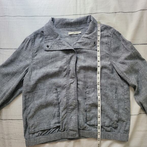 Prana Size L Snider Jacket Gray Lightweight Outdoor Hiking Casual Travel - Picture 4 of 8